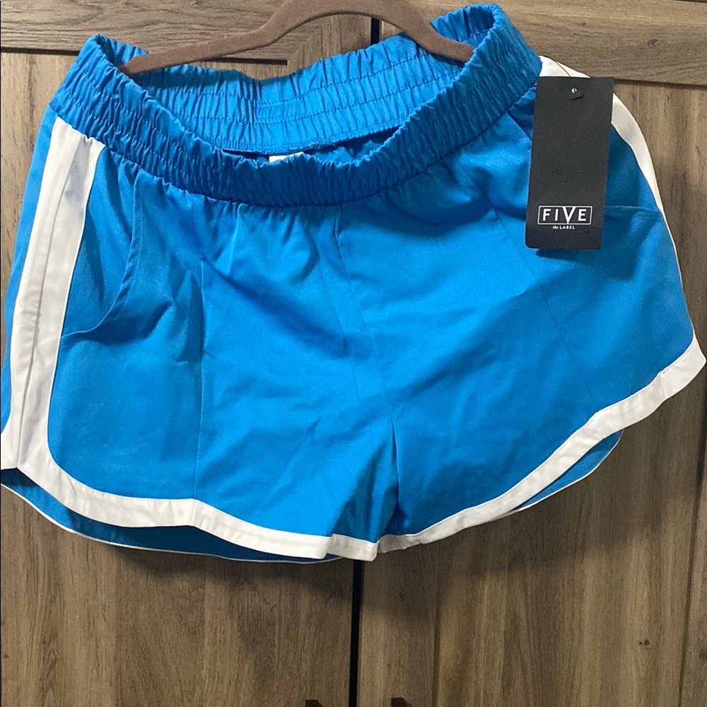 Women's Blue Athletic Shorts Five Dancewear NWT